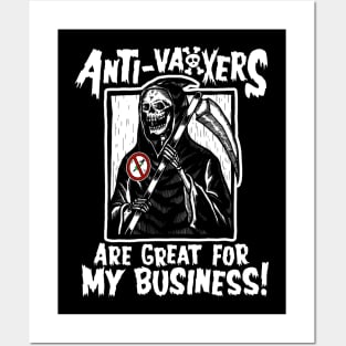 Pro Vaccine Tshirt | Grim Reaper Posters and Art